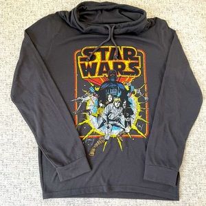 Classic Star Wars Long Sleeve Gaiter Neck Shirt Men’s Small